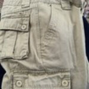 Matchstick Cargo Pants Mens Medium Brown Utility Pockets Workwear Outdoor M/30